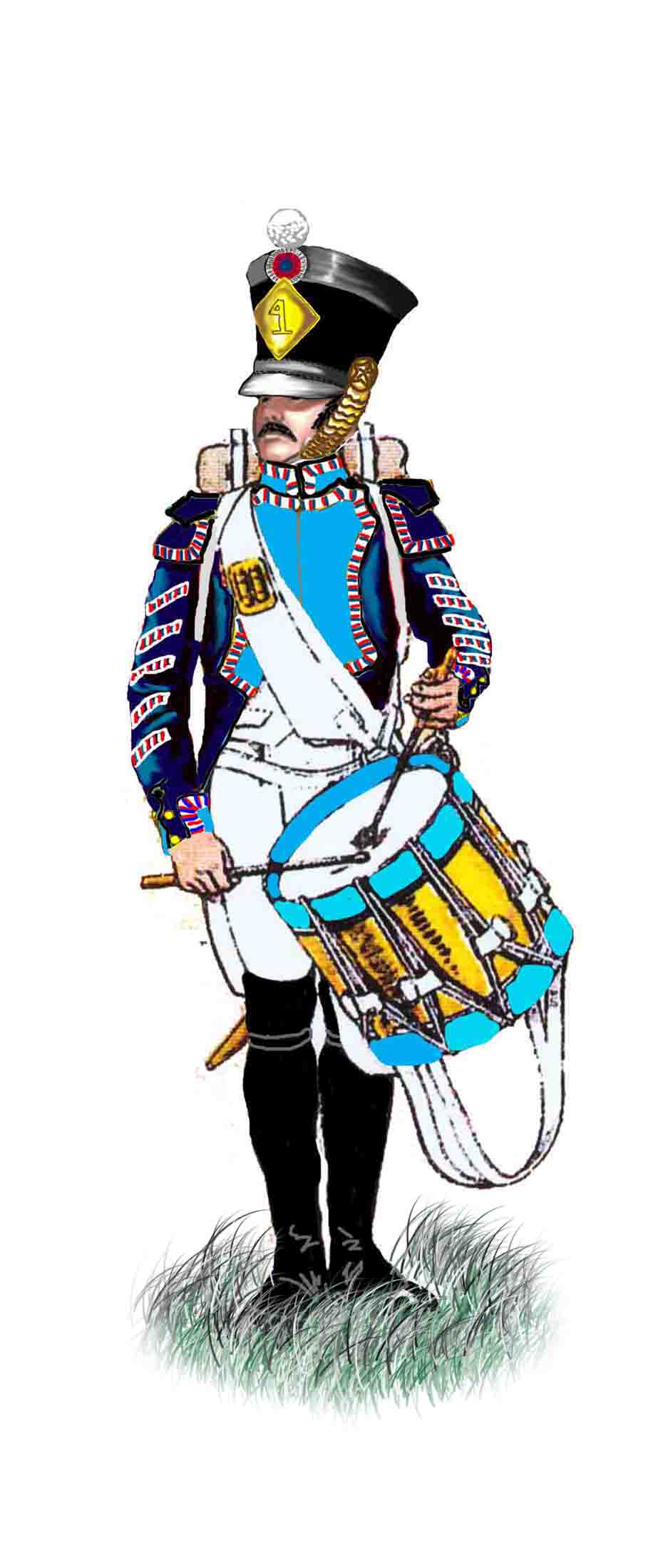 Барабанщик наполеоновской армии в 1812